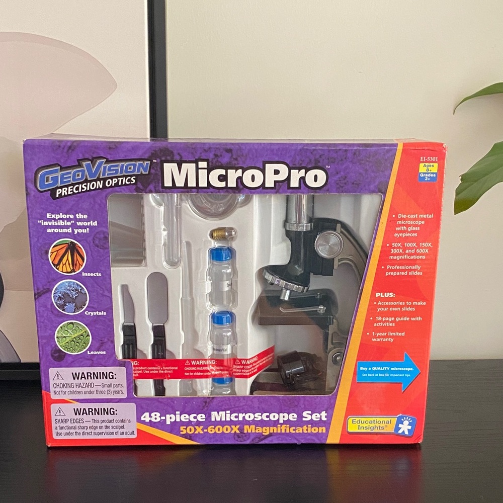 GeoVision MicroPro 48-Piece Microscope Set